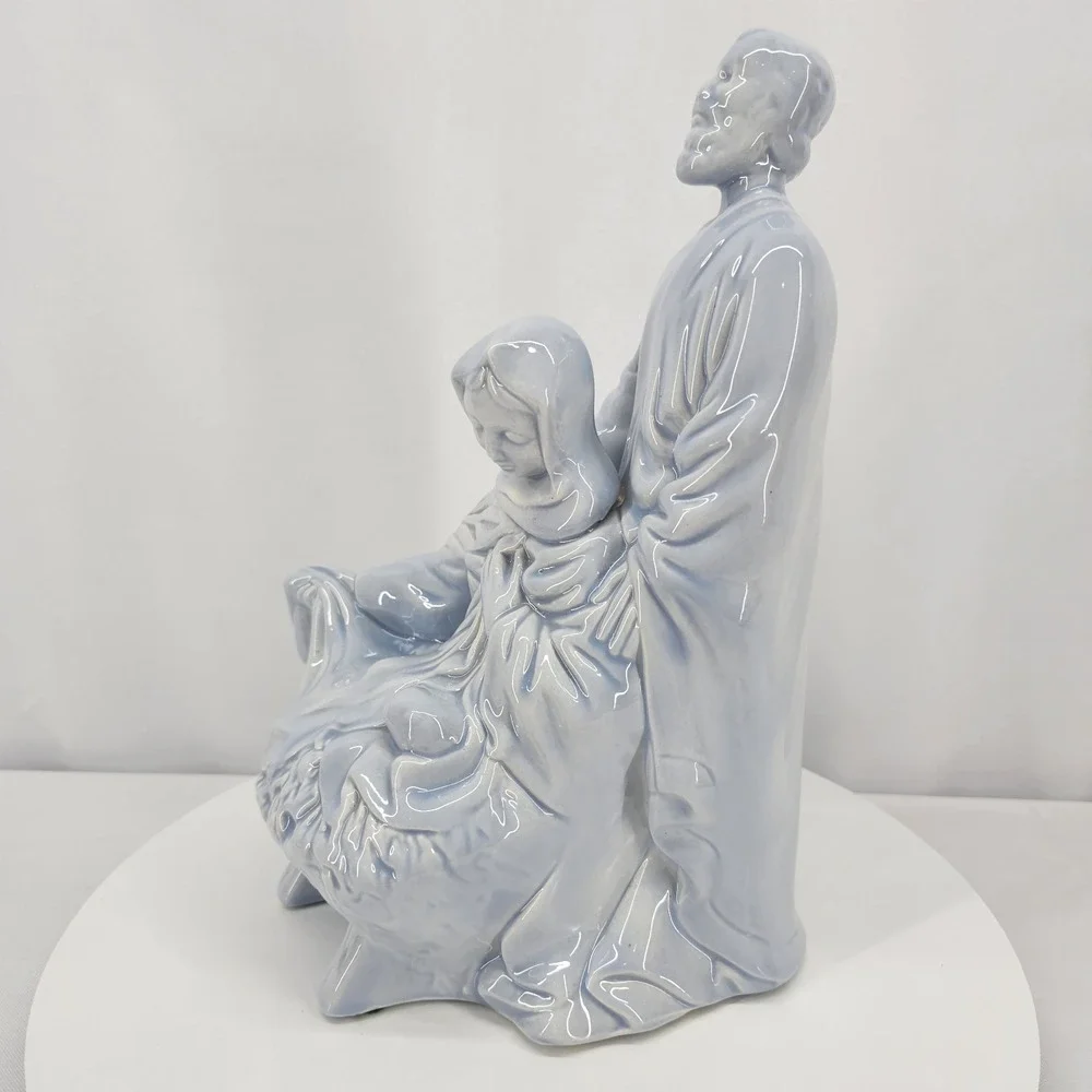 Vintage Atlantic‎ Mold Nativity Holy Family Jesus Mary Joseph Christmas